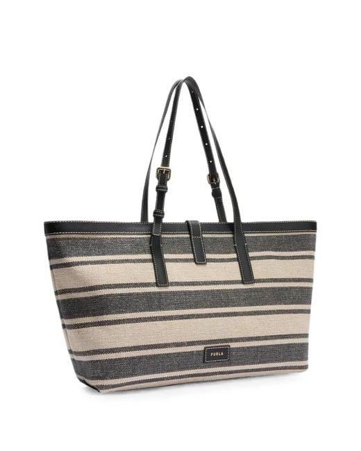 Furla Blue Debby Tote L