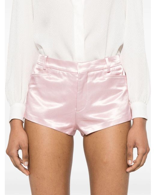 Tom Ford Pink Kurze Duchesse-Shorts