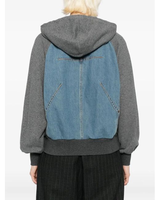 Undercover Blue Patchwork Jacket
