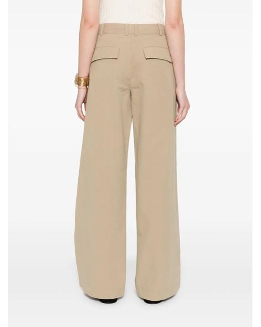Vince Natural Cotton Trousers