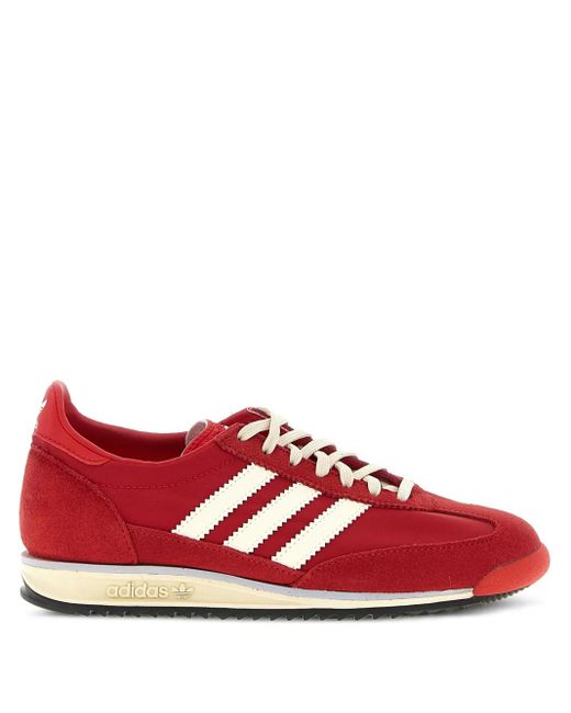 Baskets En Daim À Rayures Sl 72 Adidas en coloris Red