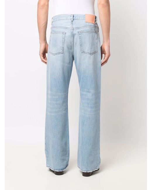 Acne Gerafelde Jeans in het Blue voor heren