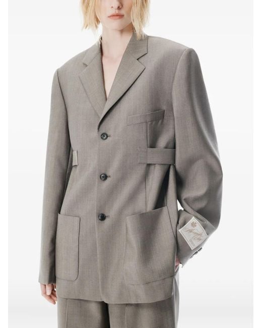 Alexander Wang タブディテール ジャケット Gray