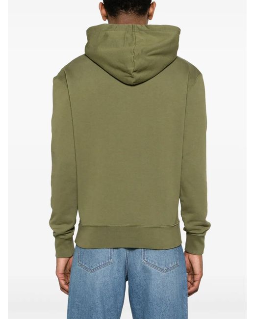 Maison Kitsuné Green Chillax Sweatshirt With Fox Application for men