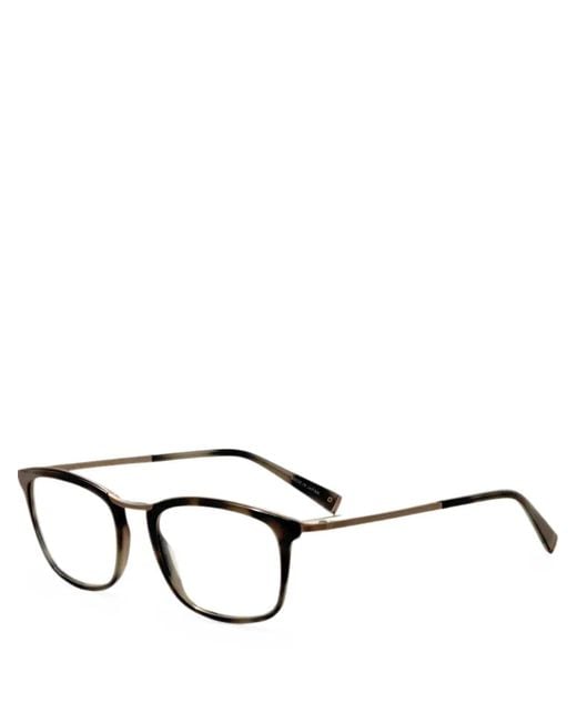 John Varvatos White Square-Frame Glasses for men