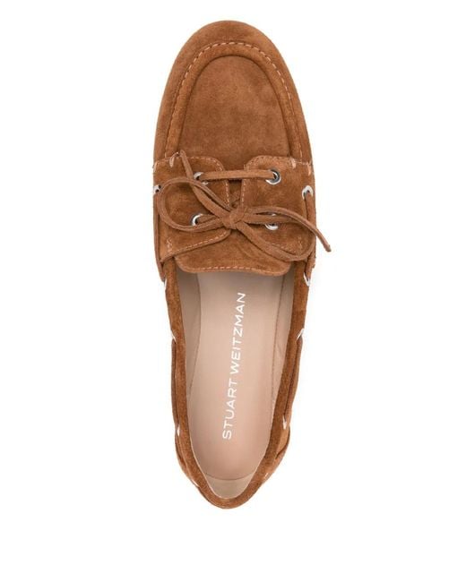 Stuart Weitzman Brown Flat Shoes