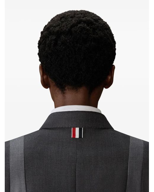 Thom Browne Black Twill Trompe-L'Œil Jacket