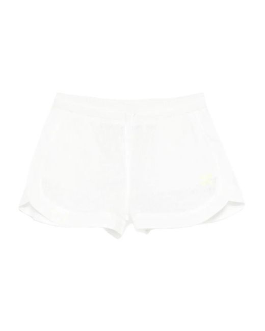 Off-White c/o Virgil Abloh White Linen Shorts