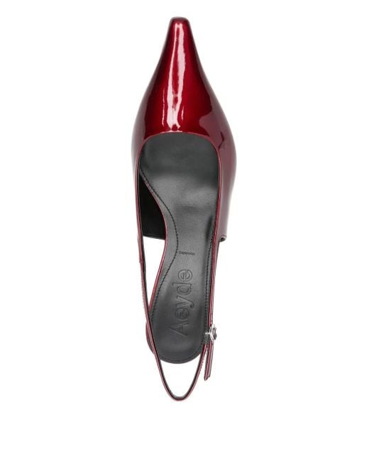 Aeyde Brown Catrina Slingback-Pumps 35mm