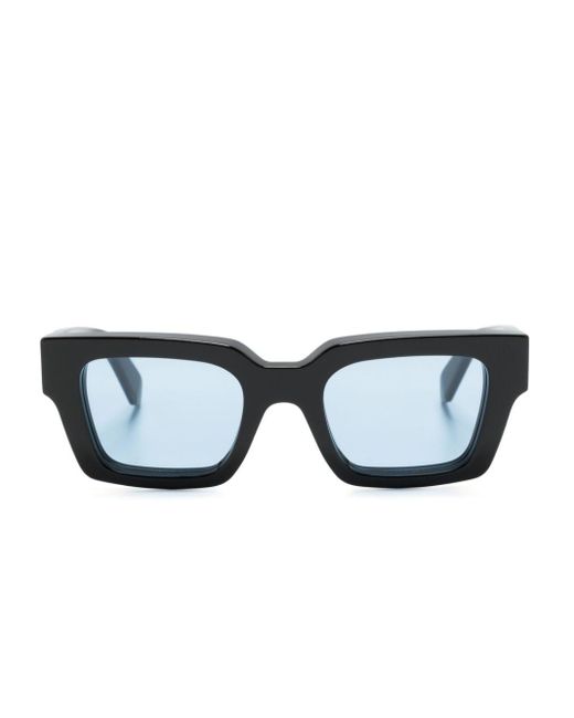Off-White c/o Virgil Abloh Blue Virgil Square-frame Sunglasses for men