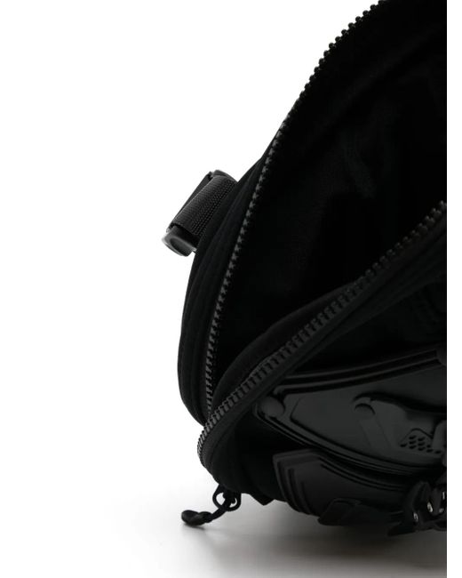 Junya Watanabe Black Appliqué-Detail Messenger Bag for men