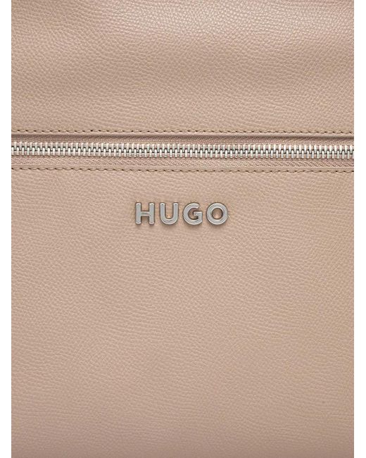 HUGO Natural Logo-Lettering Backpack