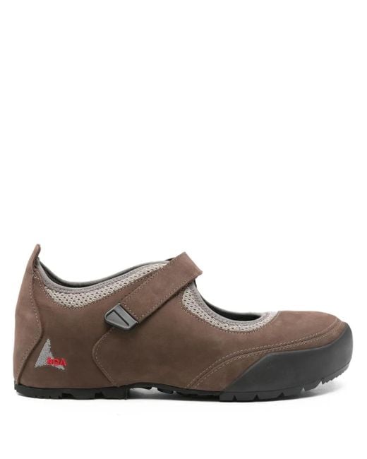 Roa Brown Loie Strap-Detail Sneakers