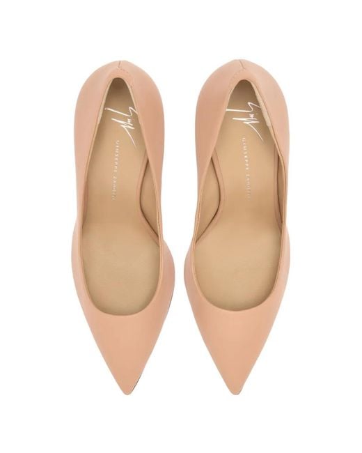 Giuseppe Zanotti White Lucrezia Leather Pumps