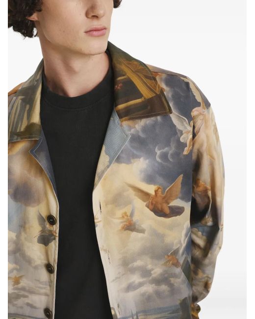 IRINA VOINEA Gray Judgement Day Overshirt for men