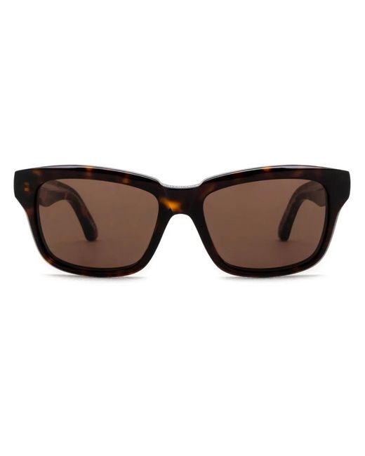 Balenciaga Brown Square-Frame Sunglasses