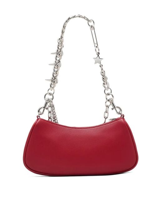 Marc Jacobs Red The Star Charm Leather Shoulder Bag
