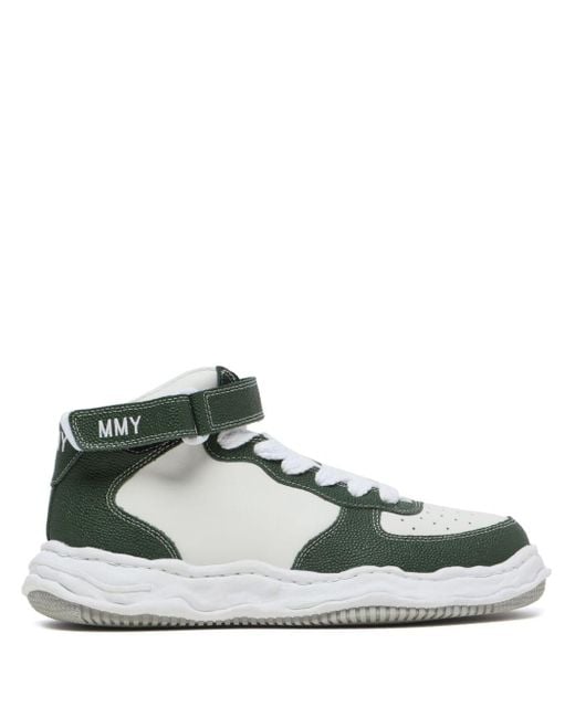 Maison Mihara Yasuhiro Wayne OG Sole High-Top-Sneakers in Green für Herren
