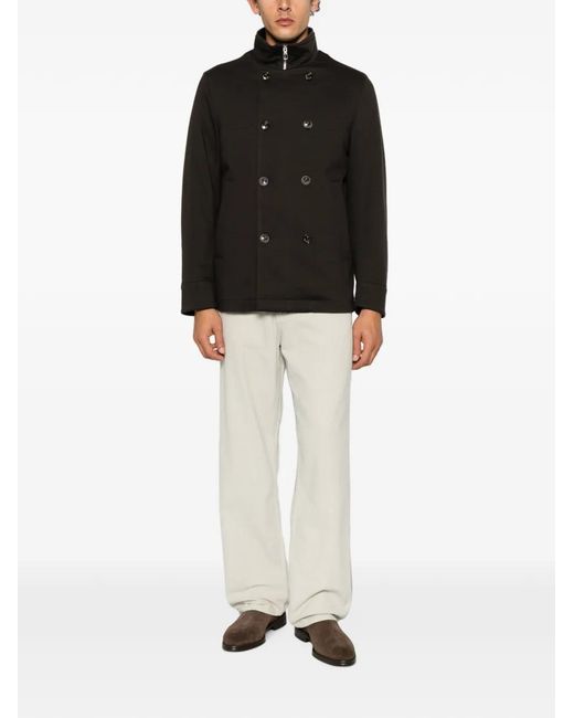 Montecore Black Double-Breasted Jacket for men