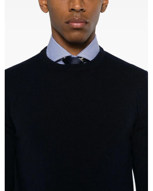 Eraldo Black Crew-Neck Sweater for men
