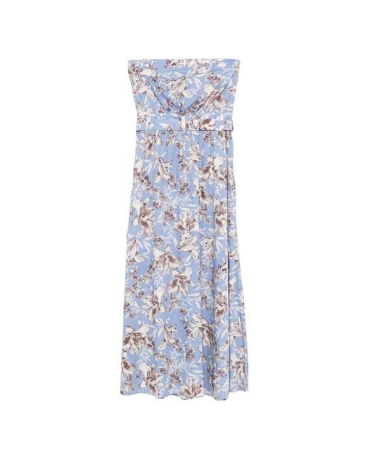 Liu Jo Blue Floral Maxi Dress