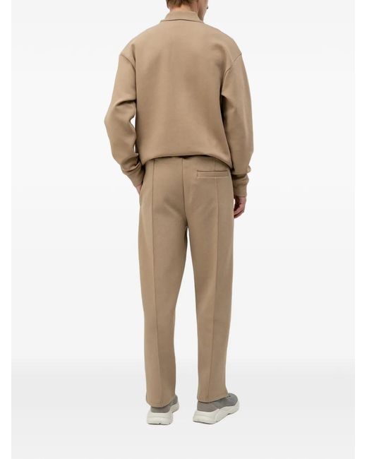 HUGO Natural Logo-Patch Track Pants for men