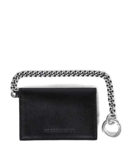 Ann Demeulemeester Black Portemonnaie Mit Kettendetail
