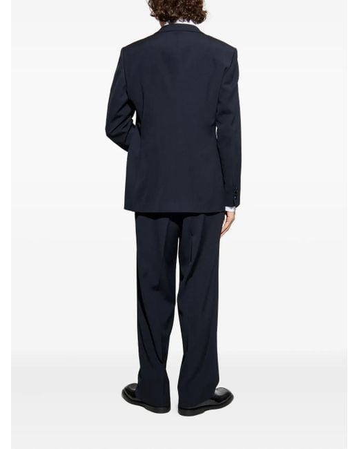 Giorgio Armani Blue Double-Breasted Suit for men