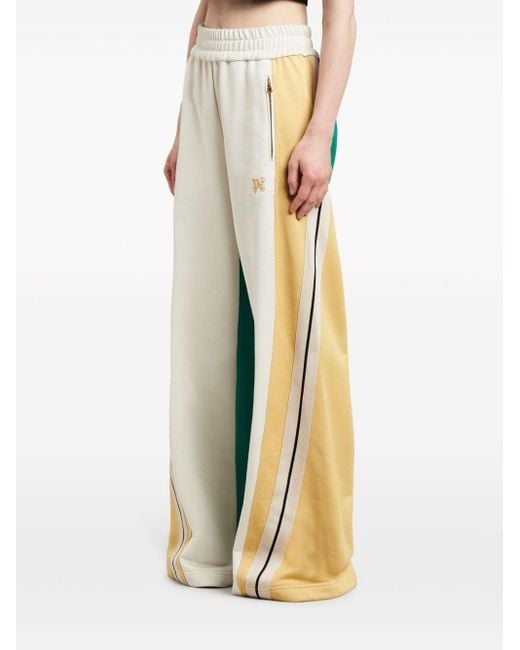 Pantalones de chándal con diseño colour block Palm Angels de color White