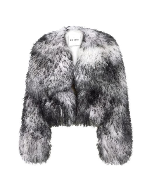 The Attico Gray And Bomber Jacket
