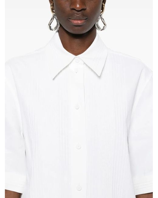 Jil Sander Linnen Blouse in het White