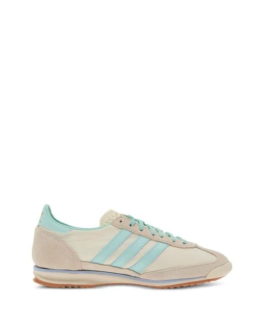 Adidas Blue Sl72 Og Suede Low-Top Sneakers