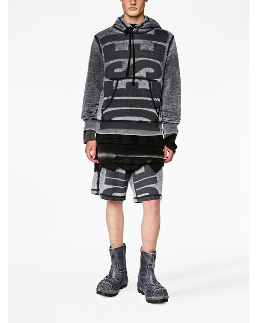 DIESEL Gray Sweaters for men