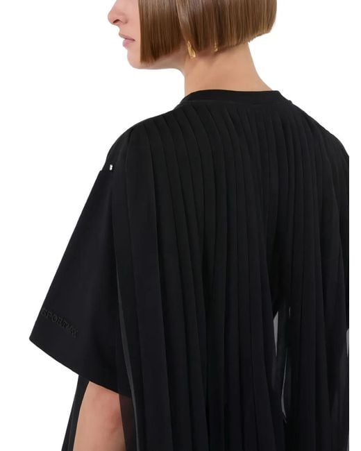 Sportmax Black Cotton T-Shirt