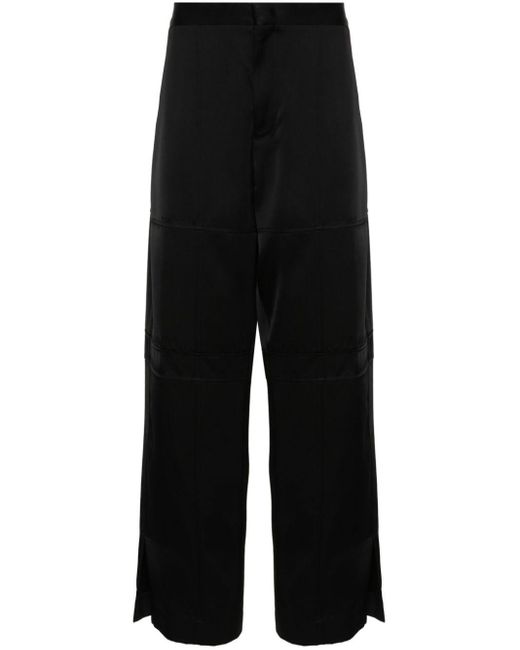 Jil Sander Black Straight-leg Twill Trousers for men