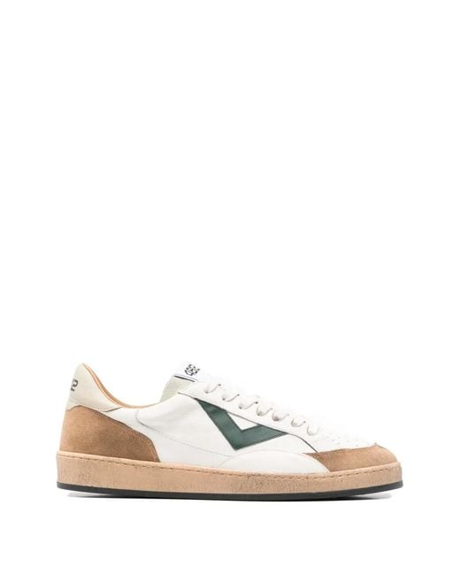 4b12 White Playnew Panelled Sneakers for men