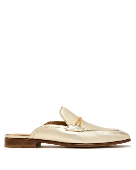 Magnanni Shoes メタリック ミュール White