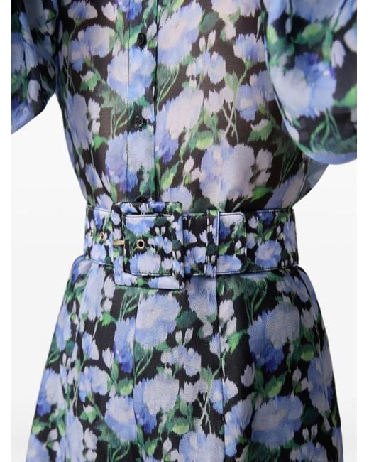 Cintura Con Stampa di Carolina Herrera in Blue