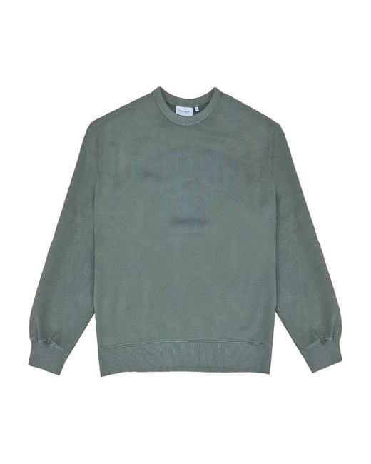 Carhartt Green Stone-Washed Sweatshirt for men