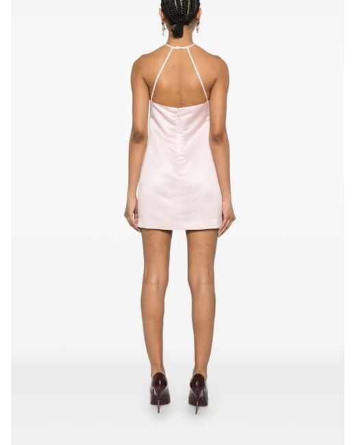 Blumarine フローラル ミニドレス Pink