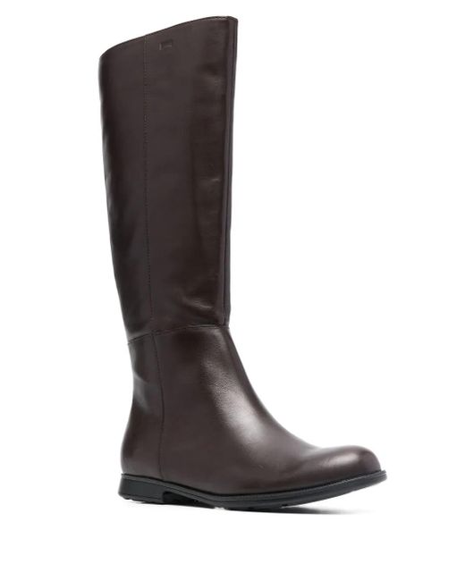 Camper Black Mil Knee-Length Boots
