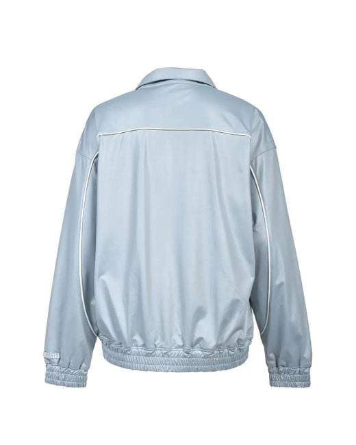 BREATH Blue Zip-Up Track Jacket for men