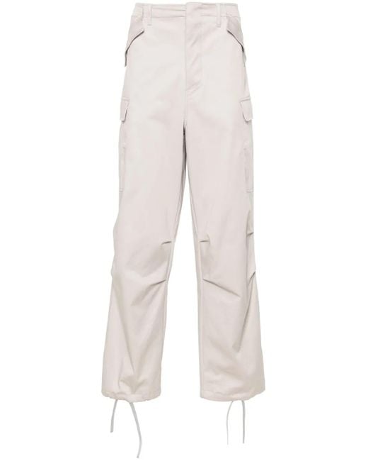 メンズ MSGM ワイド カーゴパンツ White