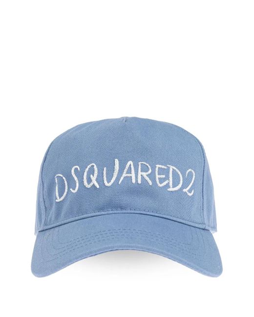 DSquared² ロゴ キャップ Blue