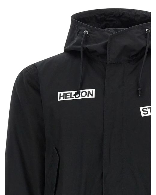 Undercover Black Adjustable Hood Parka for men