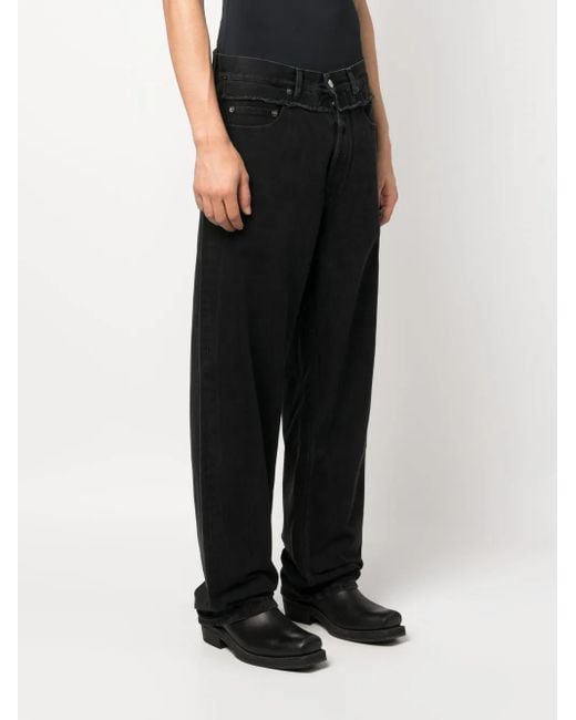 Ambush Black High Waisted Denim Jeans for men
