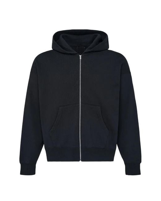 Visvim Blue Ultimate Jumbo Zip-Up Hoodie for men