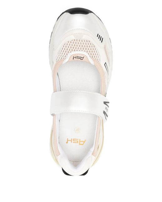 Ash White Strap Sneakers