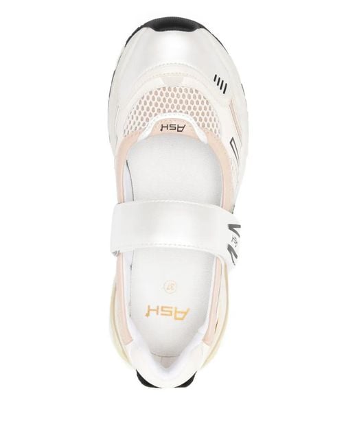 Ash White Strap Sneakers
