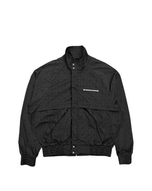 Chrome Hearts Black Match Point Monogram-Pattern Jacket for men